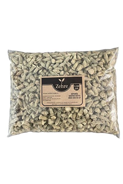Zehre Doğal Kurutulmuş Çiçek Bamya - Yeni Mahsul 200 Gr