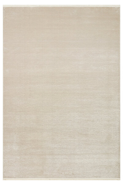 Vog Halı Minimal Elit Tek Renk Bej Modern Makine Dokuma Salon Halısı – Sade v...