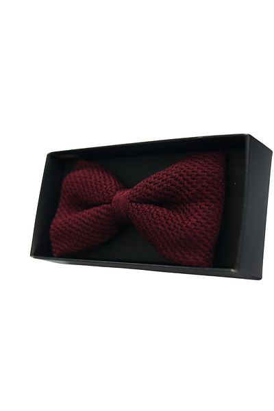 Elegante Cravatte Knitted Fabric Bow Tie (Boxed) Knitted Bow Tie