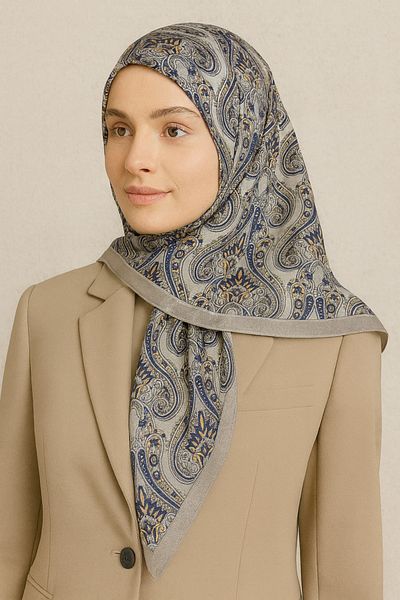 HAR-UM Ticaret Ethnic Pattern Retro Shawl