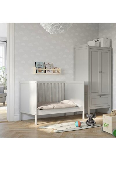 IKEA Sundvık bebek karyolası, gri 60x120