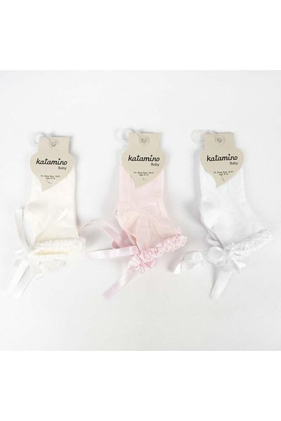 Budi Katamino Oben Aks Baby Girl Socket Socks K48019 Assortment