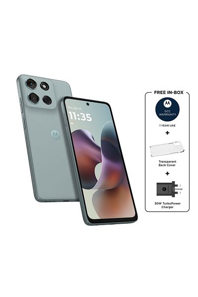 Motorola G56 5G Smartphone, 12 GB RAM, 256 GB Storage, Gray Mist