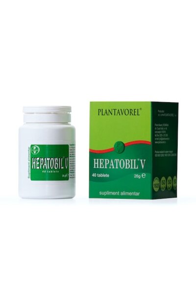 PlantaVorel Hepatobil V Plantavorel, 40 comprimate