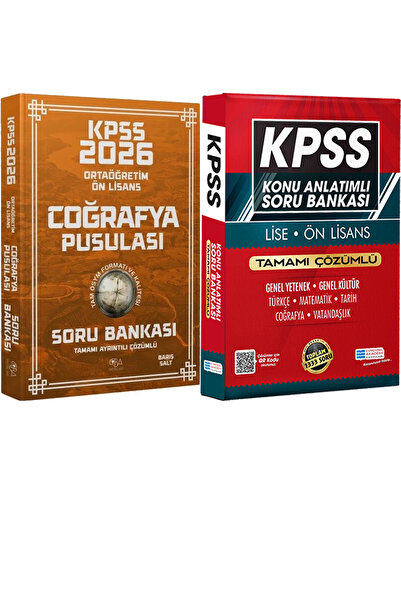 CBA Akademi 2026 KPSS Ortaöğretim Ön Lisans Coğrafyanın Pusulası Soru Bankası...