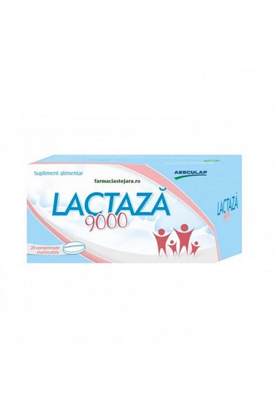 Aesculap Lactaza 9000 x 20 comprimate masticabile