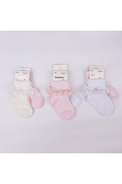 Budi Katamino Akel 2Pcs Ax. Baby Socket Socks K44023 Assortment