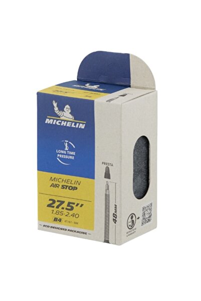 Michelin Opritor de aer pentru cameră de anvelopă MTB, valvă automată Schrader 48 mm, dimensiune 27,5 x 1,85/2,4