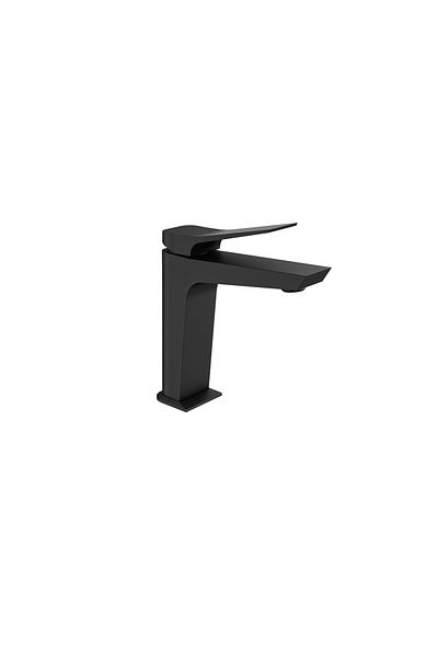 Ramon Soler Prisma, basin single-lever mixer, matte black