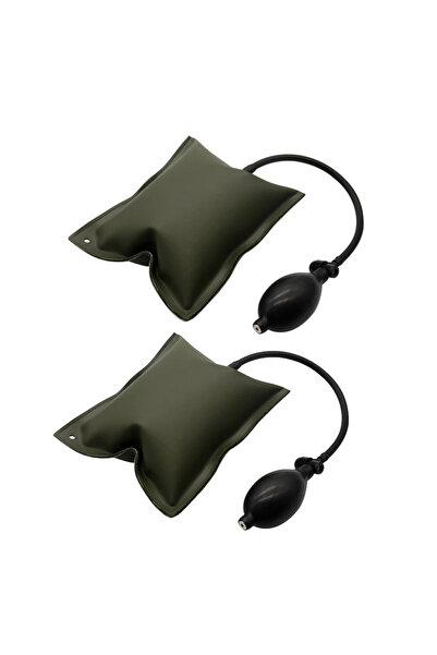 Choice 2 Pcs Green Air Pump Bag Pneumatic Car Jack Hand Tools Auto Home Door Window Install Repair Wedge Ai