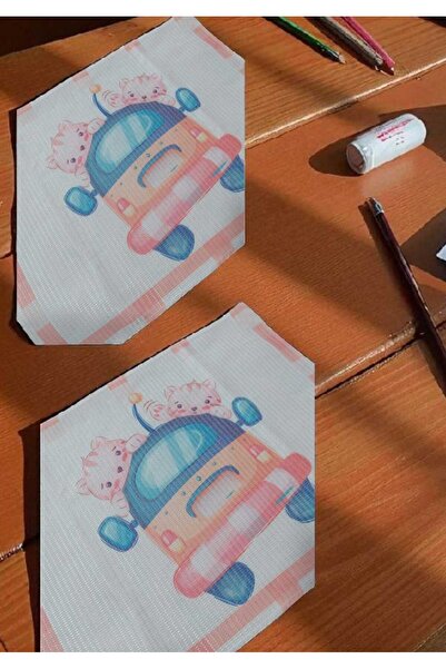 ÇEÇEN HOME (2 قطعة) مفرش غداء وغطاء للفتيات، مفرش غداء للفتيات مقاس 35 × 50