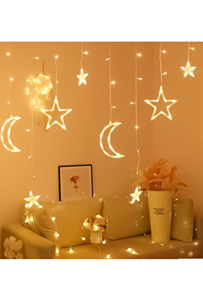 HALL BREATHE Ramazan'a özel ay yıldız led perde ile balkon ve pencerenizi şık...