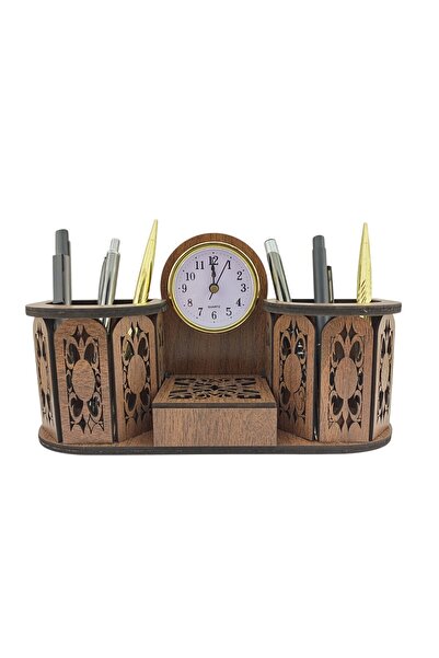 AYIŞIĞI HEDİYELİK Kişiye Özel Masa Üstü Desenli Kalemlik İsimlik Gizli Kutulu