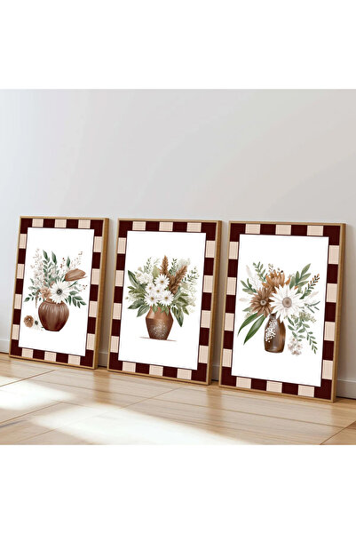 Dekorsiahome Set de masă pentru sufragerie, sufragerie, bucătărie, 3 piese, c...