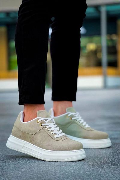 STILVANA Kb-X20 Kuback Beige Suede Casual Men's Shoes