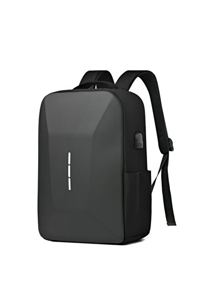 OEM Rucsac multifuncțional pentru laptop DACAITEC® de 15,6'', cu port USB, 30x15x41 cm, BANGE, Negru
