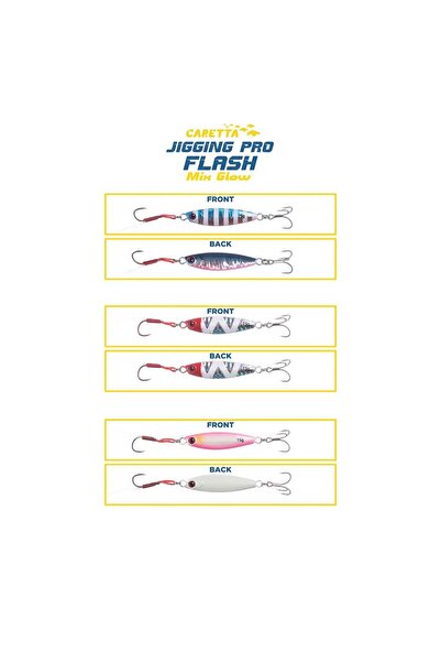 Jigging Pro Flash Jig Feed 7g 3pcs Mix