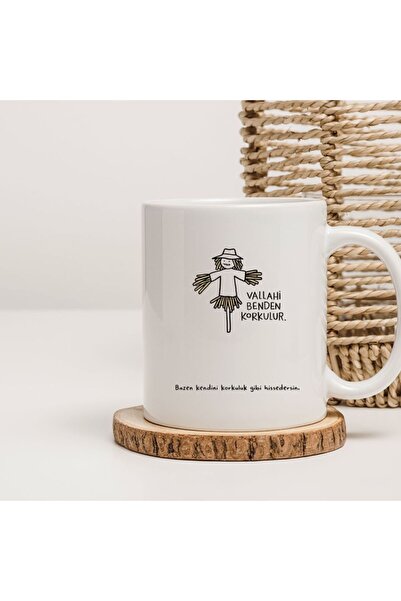 kubdekor فالاهي، أنا أخاف منك، أحيانًا تشعر أنك تعبأ نفسك، كوب مطبوع عليه رسم...