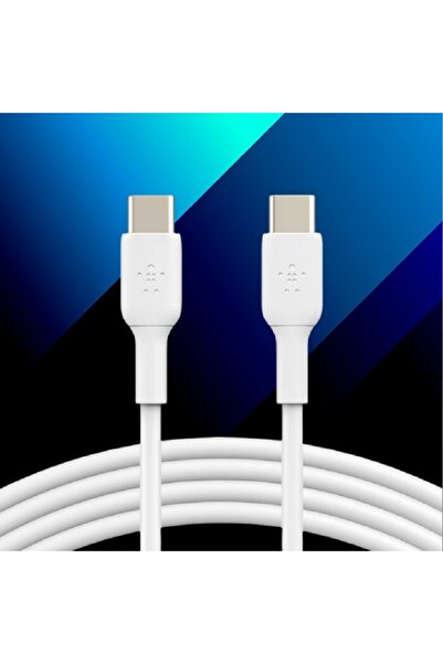 Belkin BoostCharge USB-C to USB-C Cable 2M/60W White