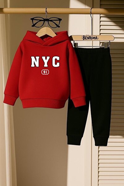 DM DOLCE MORE Ню Йорк печат 3 нишки детски спортен екип