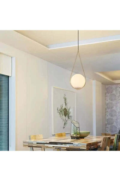 KORMAN TECHNIK LOFT Haven Chandelier, 1x E27, White Gold, Metal, Adjustable Height