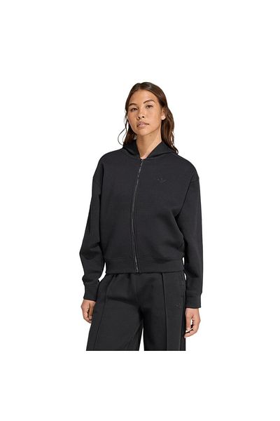 adidas Jachetă neagră de damă SPACER 3S FZ JY2619