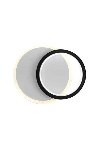 KORMAN TECHNIK Φωτιστικό τοίχου LED SMALON 27W, 2 κύκλοι, κρύο/ζεστό/ουδέτερο φως, μαύρο και άσπρο