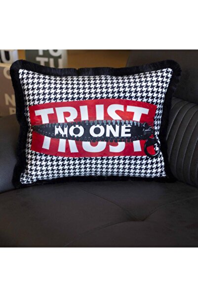 Adawall Trust No One Pillow/Cushion (Filler Bead Fiber, Nation. Washing and Fading Certificate)