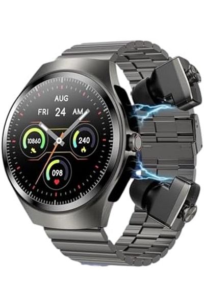 Generic Bestrio BH01 Smart Watch with AMOLED Display, 4GB MP4 Speaker, IP67 Waterproof, 650mAh Battery, 3 St