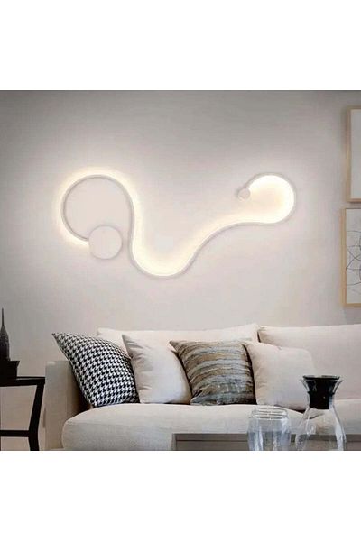 Alista Home Aplica LED Deborah 38 W Decorativa Lumina Rece/Calda/Neutra Metal si Silicon Alb