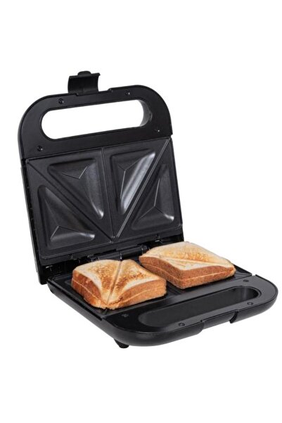 Noveen Sandwich maker SM450 INOX, 800 W, Placi teflon (Negru/Argintiu)