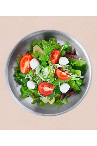 Steel & More Çelik Salata Kasesi Güveç Model - 18cm