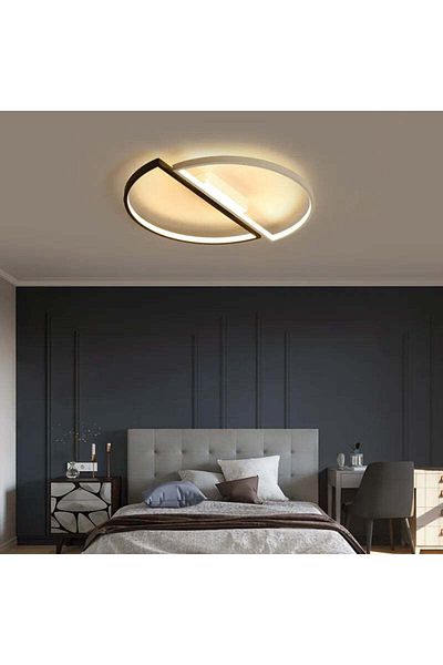 Alista Home Lustra LED cu telecomanda VECTOR ARCUS 20 W, 2 Elemente, lumina Rece/Calda/Neutra, Dimabila, Alb Neg