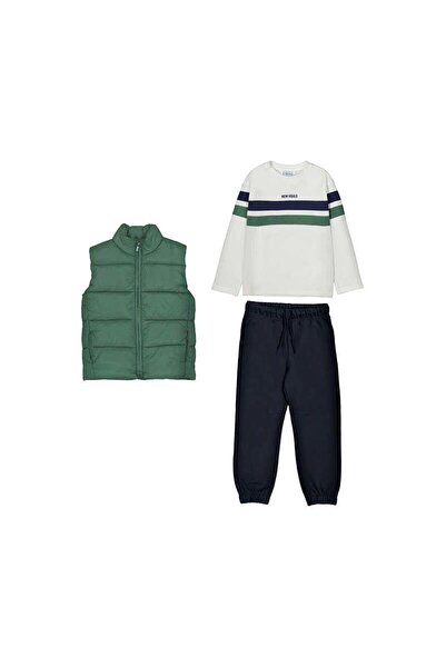 MAYORAL Men's Vest and Tracksuit Set 3 Pieces 25Kmyr4607