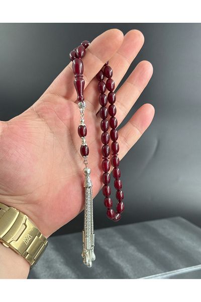 Tesbih-i Hazır Tesbihçilik Ottoman Metaphor Crimping Amber Prayer Beads Special Design Tassel