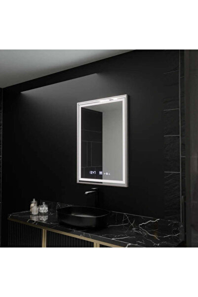 KORMAN TECHNIK Oglinda LED Rectangulara, 80x60cm, Verite Imperial Silver Motion Glow Marcello, Sistem Dezaburire