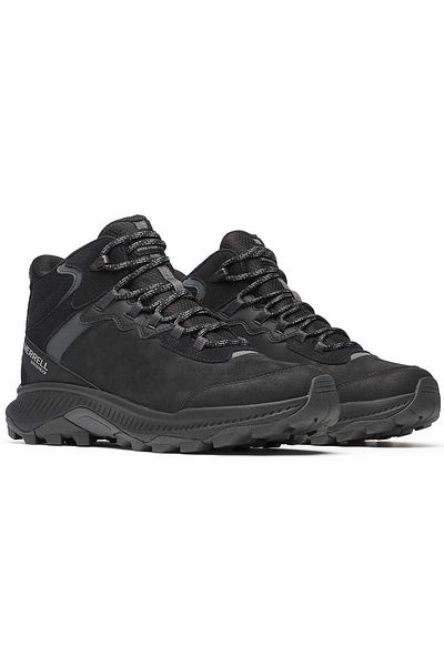 Merrell Speed ​​Strike 2 Ltr Mid Wp Waterproof J038071 Genuine Leather Men's Boots Black