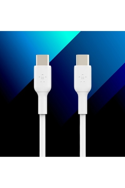 Belkin BoostCharge USB-C to USB-C Cable 2M/60W White