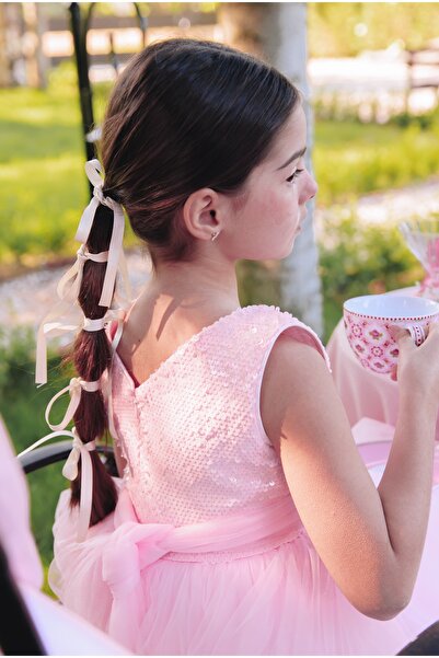 LILY BLISS KIDS royal rose prenses elbise