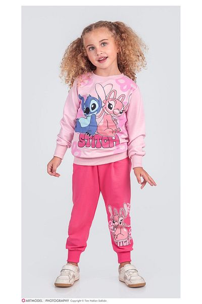 ÖRZİKİDS Printed Girls Tracksuit Set3-10 Years
