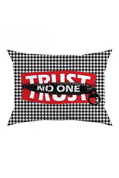 Adawall Trust No One Pillow/Cushion (Filler Bead Fiber, Nation. Washing and Fading Certificate)