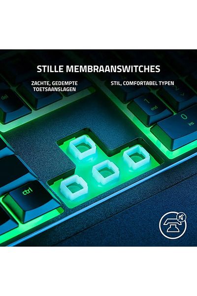RAZER Ornata V3 X Low Profile Mecha-Membrane Wired Keyboard Black