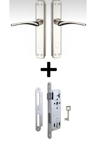 Tursan Oda Kapı Kilidi 35Mm Oval ve Bravo Kapı Kolu ile Birlikte