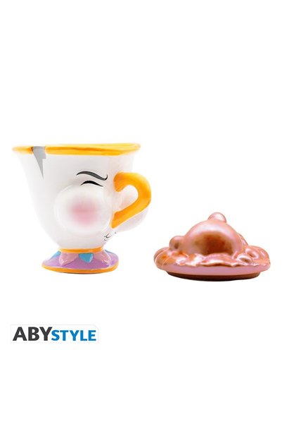 ABYstyle ديزني - كوب ثلاثي الأبعاد - شريحة الجميلة والوحش مع فقاعات x2 - ABYMUGA216