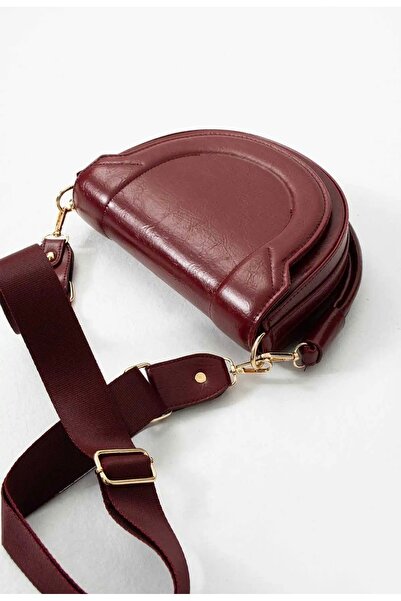 Çanta Trend Women's Burgundy Hand and Shoulder Bag