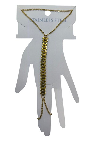 X-Lady Accessories Altın Renk Kılçık Çelik Şahmeran - 3513
