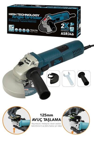 Newstar New Star Taşlama Makinesi 125 mm Mavi