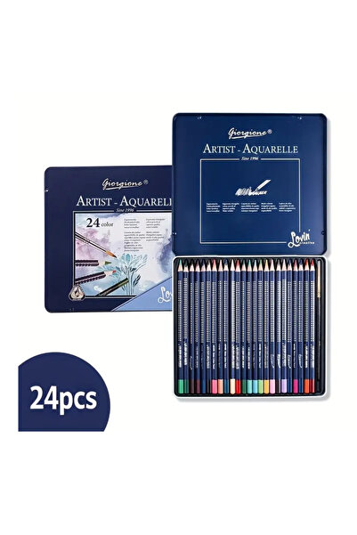 Ümraniye Hobi Sanat Giorgione Artist Aquarelle Sulu Boya Kalemi 24 Renk