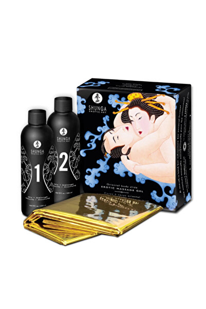 OEM Set Gel de Masaj Erotic cu Aroma Orientala, Shunga Body Slide, Experienta...