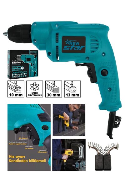 Newstar New Star Elektrikli Matkap 10 mm Mavi